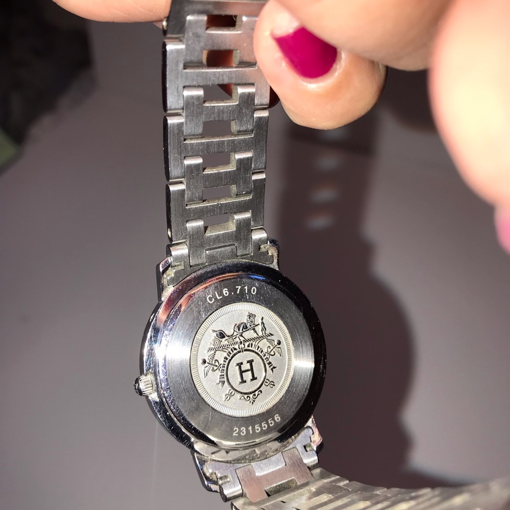 100% Authentic Hermes clipper watch - Picture 3 of 4